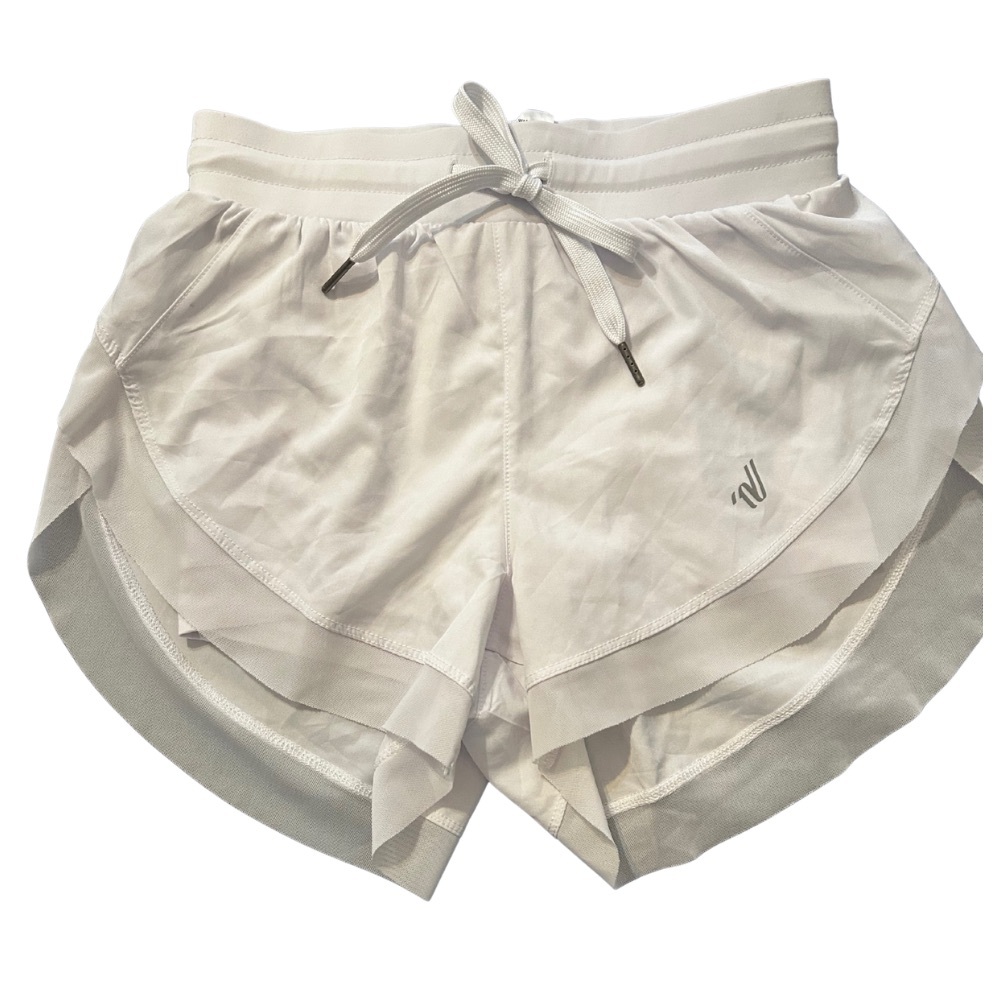 Women's Varsity Spirit Cheer White Athletic Shorts XS